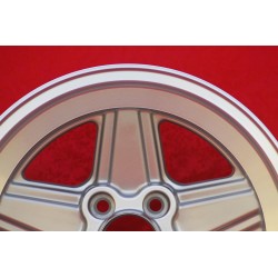 4 cerchi Penta 8x15 5x112 Mercedes w107 w108 w109 w116 w123 w126 silver/diamond cut