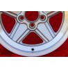 4 wheels Penta 8x15 5x112 Mercedes w107 w108 w109 w116 w123 w126 silver/diamond cut