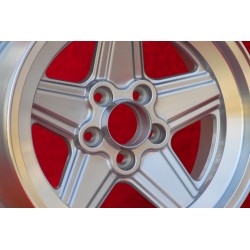 4 wheels Penta 8x15 5x112 Mercedes w107 w108 w109 w116 w123 w126 silver/diamond cut