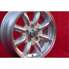 1 cerchio Minilite 5.5x15 5x130 Porsche 356C C SC Porsche 911 912 silver/diamond cut