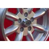 1 Felge Minilite 5.5x15 5x130 Porsche 356C C SC Porsche 911 912 silver/diamond cut