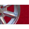 1 jante Minilite 5.5x15 5x130 Porsche 356C C SC Porsche 911 912 silver/diamond cut