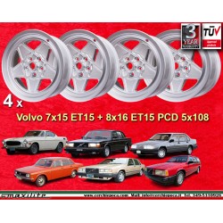 4 Felgen 308 7x16 + 8x16 5x108 Ferrari Volvo Ferrari 208 308 328 w o ABS Mondial 8 Mondial 3 2 w o ABS Volvo 140 160 240