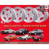 4 Felgen 308 7x16 + 8x16 5x108 Ferrari Volvo Ferrari 208 308 328 w o ABS Mondial 8 Mondial 3 2 w o ABS Volvo 140 160 240