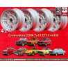 4 Felgen Minilite 7x13 4x100 BMW Opel Volkswagen  1502 1602 1802 2002 tii 3 E21 Kadett B-C Manta Ascona A-B GT Olympia A