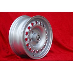 4 cerchi Campagnolo 6x14 4x98 Alfa Romeo Alfetta GT GTV Alfasud Giulietta 33 75 90 164 silver