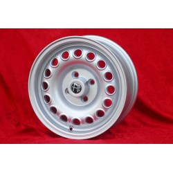 4 jantes Campagnolo 6x14 4x98 Alfa Romeo Alfetta GT GTV Alfasud Giulietta 33 75 90 164 silver