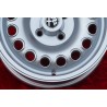 4 cerchi Campagnolo 6x14 4x98 Alfa Romeo Alfetta GT GTV Alfasud Giulietta 33 75 90 164 silver