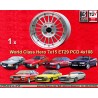 1 Felge WCHE 7x15 4x108 Audi Audi 80 Audi 90 Typ 81 Audi 85 Audi  89  Cabrio Audi 100 200 Typ 44 silver/diamond cut