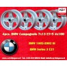 4 cerchi Campagnolo 7x13 4x100 BMW Opel Volkswagen  1502 1602 1802 2002 tii 3 E21 Kadett B-C Manta Ascona A-B GT Olympia