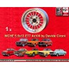 1 jante WCHE 5.5x13 4x100 BMW Opel 1502-2002 tii 3 E21 Kadett B-C Manta Ascona A-B GT Olympia A Rekord C silver/diamond