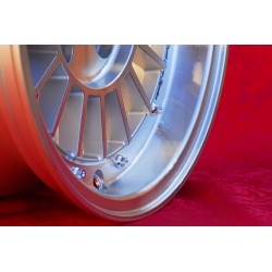 1 cerchio WCHE 5.5x13 4x100 BMW Opel 1502-2002 tii 3 E21 Kadett B-C Manta Ascona A-B GT Olympia A Rekord C silver/diamon