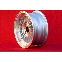 1 Felge WCHE 5.5x13 4x100 BMW Opel 1502-2002 tii 3 E21 Kadett B-C Manta Ascona A-B GT Olympia A Rekord C silver/diamond