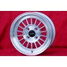 1 cerchio WCHE 5.5x13 4x100 BMW Opel 1502-2002 tii 3 E21 Kadett B-C Manta Ascona A-B GT Olympia A Rekord C silver/diamon