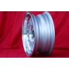 1 cerchio WCHE 5.5x13 4x100 BMW Opel 1502-2002 tii 3 E21 Kadett B-C Manta Ascona A-B GT Olympia A Rekord C silver/diamon