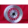 1 cerchio WCHE 5.5x13 4x100 BMW Opel 1502-2002 tii 3 E21 Kadett B-C Manta Ascona A-B GT Olympia A Rekord C silver/diamon