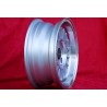 1 cerchio WCHE 5.5x13 4x100 BMW Opel 1502-2002 tii 3 E21 Kadett B-C Manta Ascona A-B GT Olympia A Rekord C silver/diamon