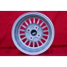 1 cerchio WCHE 5.5x13 4x100 BMW Opel 1502-2002 tii 3 E21 Kadett B-C Manta Ascona A-B GT Olympia A Rekord C silver/diamon