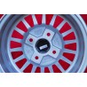 1 cerchio WCHE 5.5x13 4x100 BMW Opel 1502-2002 tii 3 E21 Kadett B-C Manta Ascona A-B GT Olympia A Rekord C silver/diamon