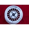 1 cerchio WCHE 5.5x13 4x100 BMW Opel 1502-2002 tii 3 E21 Kadett B-C Manta Ascona A-B GT Olympia A Rekord C silver/diamon