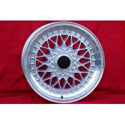 1 Felge Super RS 8x16 5x120 BMW serie 5 E12 E28 E34 serie 6 E24 serie 7 E23 E32 E3 E9 silver/diamond cut