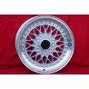 1 cerchio Super RS 8x16 5x120 BMW serie 5 E12 E28 E34 serie 6 E24 serie 7 E23 E32 E3 E9 silver/diamond cut