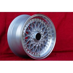 1 Felge Super RS 8x16 5x120 BMW serie 5 E12 E28 E34 serie 6 E24 serie 7 E23 E32 E3 E9 silver/diamond cut