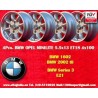 4 cerchi Minilite 5.5x13 4x100 BMW Opel Volkswagen  1502 1602 1802 2002 tii 3 E21 Kadett B-C Manta Ascona A-B GT Olympia