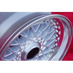 1 Felge Super RS 8x16 5x120 BMW serie 5 E12 E28 E34 serie 6 E24 serie 7 E23 E32 E3 E9 silver/diamond cut