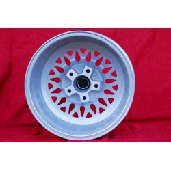 1 cerchio Super RS 7x16 5x120 BMW serie 5 E12 E28 E34 serie 6 E24 serie 7 E23 E32 E3 E9 silver/diamond cut