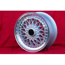 1 cerchio Super RS 7x16 5x112 Mercedes R107 W123 W126 W116 silver/diamond cut