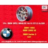 1 cerchio Minilite 6x13 4x100 BMW Opel Volkswagen  1502 1602 1802 2002 tii 3 E21 Kadett B-C Manta Ascona A-B GT Olympia 