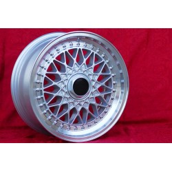 1 cerchio Super RS 7x16 5x112 Mercedes R107 W123 W126 W116 silver/diamond cut