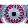 1 cerchio Super RS 7x16 5x120 BMW serie 5 E12 E28 E34 serie 6 E24 serie 7 E23 E32 E3 E9 silver/diamond cut