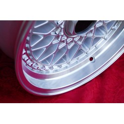 1 wheel Super RS 8x16 5x112 Mercedes R107 W123 W126 W116 silver/diamond cut