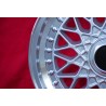 1 cerchio Super RS 7x16 5x120 BMW serie 5 E12 E28 E34 serie 6 E24 serie 7 E23 E32 E3 E9 silver/diamond cut