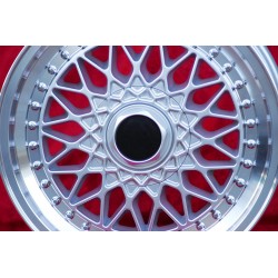 1 cerchio Super RS 7x16 5x112 Mercedes R107 W123 W126 W116 silver/diamond cut