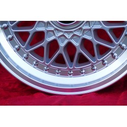 1 cerchio Super RS 7x16 5x112 Mercedes R107 W123 W126 W116 silver/diamond cut