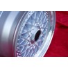 1 cerchio Super RS 7x16 5x120 BMW serie 5 E12 E28 E34 serie 6 E24 serie 7 E23 E32 E3 E9 silver/diamond cut