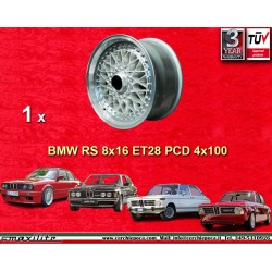 1 cerchio Super RS 8x16 4x100 BMW Opel Volkswagen 3 serie E21 E30 Volkswagen Golf 1-3 Scirocco 1 2 Jetta 1 2 Vento Passa