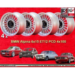 4 cerchi Alpina 6x15 4x100...