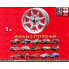 1 wheel Minilite 6x13 4x98 Fiat Alfa Autobianchi Alfasud Giulietta 33 Arna Autobianchi A112 Fiat 124 Berlina Coupe Spide