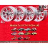 4 Felgen Minilite 7x13 4x98 Fiat Lancia Autobianchi 124 Abarth Berlina Coupe Spider 125 127 128 131 X19 A112 Beta Montec