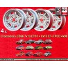 4 Felgen Cromodora CD66 7x13 + 8x13 4x98 Fiat Lancia Autobianchi 124 Abarth Berlina Coupe Spider 125 127 128 131 X19 A11