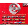 1 cerchio Cromodora CD30 5.5x13 4x98 Fiat Alfa Autobianchi Alfasud Giulietta 33 Arna Autobianchi A112 Fiat 124 Berlina C