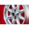 1 cerchio Minilite 6x14 4x100 BMW Opel 1502-2002 1500-2000tii 2000C CA CS 3 E21 E30   Opel Kadett B-C Manta Ascona A-B G