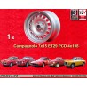 1 cerchio Campagnolo 7x15 4x108 Alfa Romeo 105 Coupe Spider GT GTA GTC Montreal silver