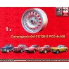 1 jante Campagnolo 6x15 4x108 Alfa Romeo Giulia 105 Berlina Coupe Spider GT GTA GTC silver