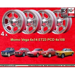 4 wheels Vega 6x14 4x108...