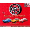 1 cerchio Vega 6x14 4x98 Alfa  Fiat Alfetta Alfetta GT   GTV Alfasud Giulietta 33 75 90 164  FIAT 124 Berlina Coupe Spid